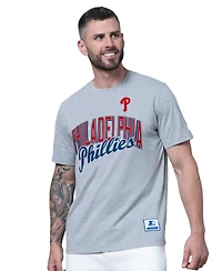 Starter Men's Two-Pack Red/Heather Gray Philadelphia Phillies T-Shirt Set