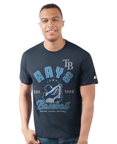 Starter Men's Navy Tampa Bay Rays Prime Time Batter T-Shirt
