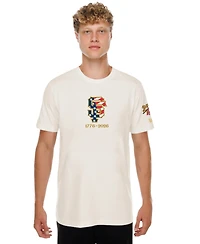 New Era Men's Cream San Francisco Giants 250th Fourth of July T-Shirt