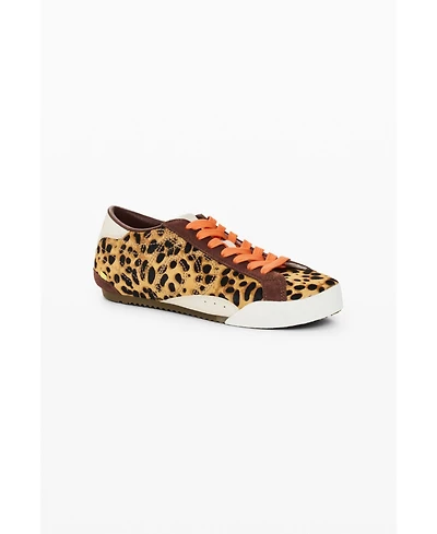 Desigual Women's Animal Print Sneakers Leather