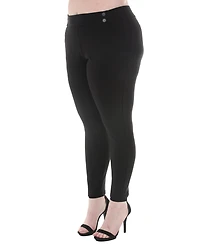 White Mark Plus Tailored Vest Ankle Pants Matching Set