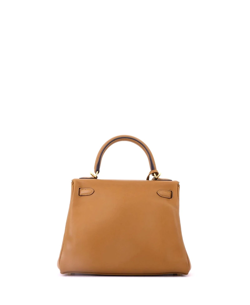 Pre-Owned HERMES Kelly 25 Handbag Swift with Gold Hardware
