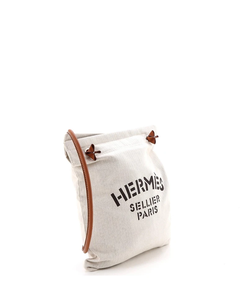 Pre-Owned HERMES Mm Aline Bag Toile