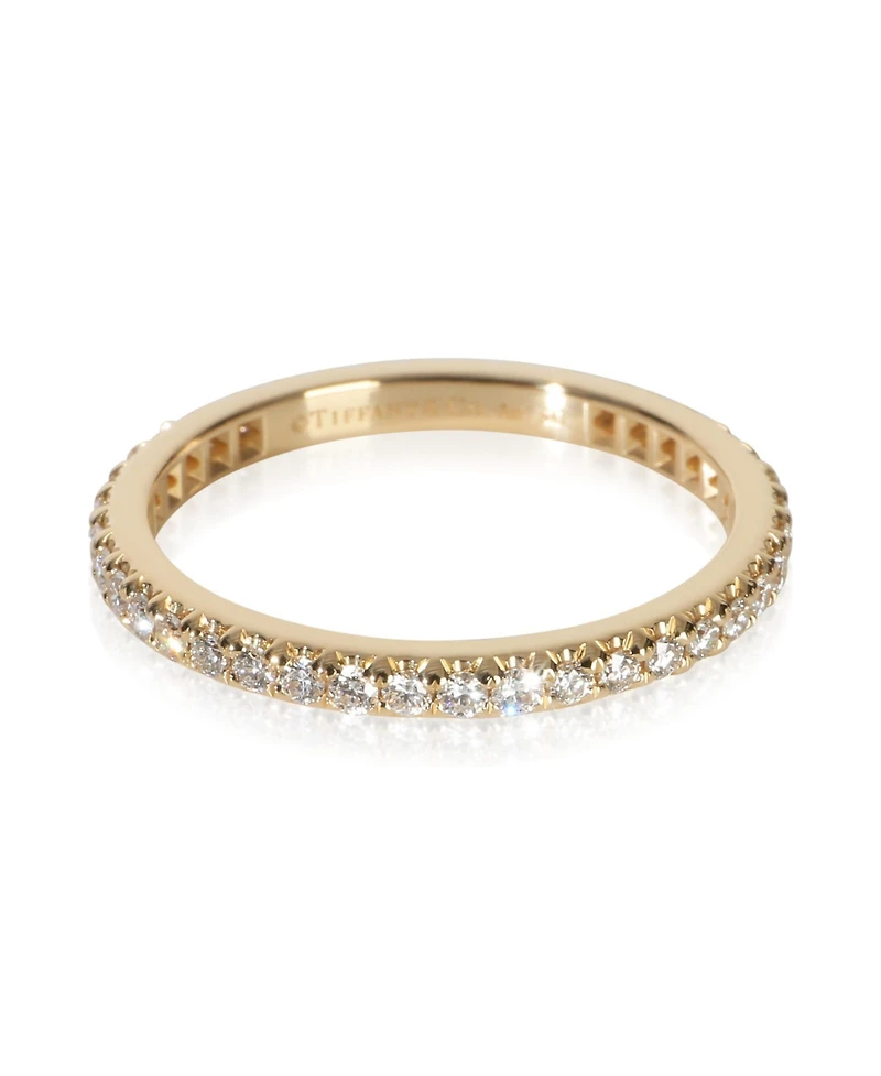 Pre-Owned Tiffany & Co Yellow Gold Diamond Soleste Eternity Band