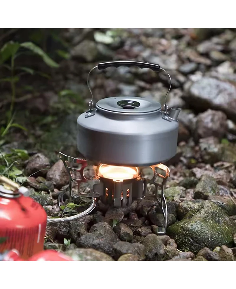 Piscifun Whistling Camping Kettle Aluminum Alloy Portable Coffee Pot with Storage Bag