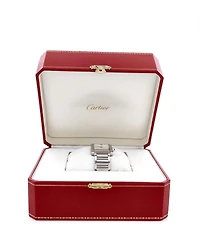Pre-Owned Cartier Tank Francaise Quartz Watch in Stainless Steel with Diamond Markers 25mm