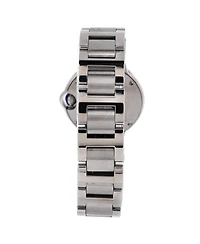 Pre-Owned Cartier Ballon Bleu de Cartier Quartz Watch in Stainless Steel with Diamond Markers 28mm