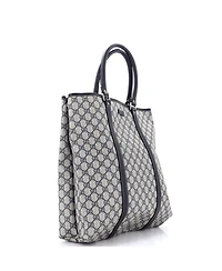 Pre-Owned Gucci Large Joy Tote Gg Coated Canvas with Leather