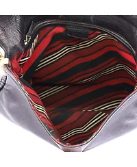 Pre-Owned Gucci Medium Britt Tassel Flap Bag Leather