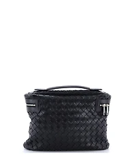 Pre-Owned Bottega Veneta Vanity Case Intrecciato Leather
