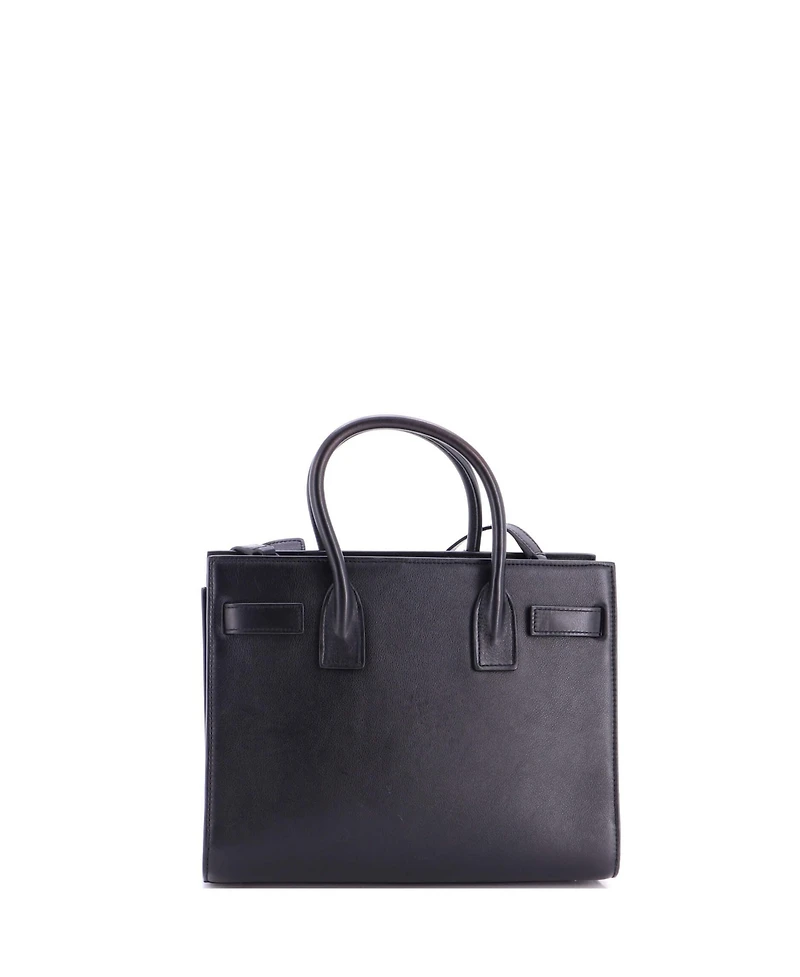 Pre-Owned Saint Laurent Baby Sac de Jour Bag Patchwork Leather