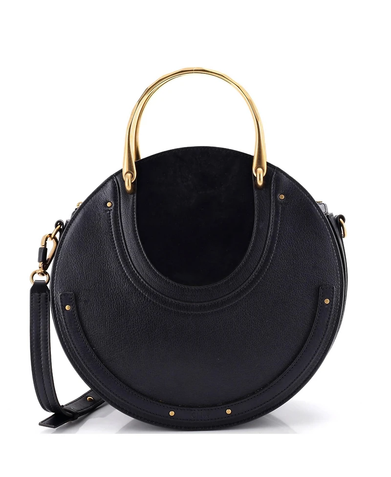 Pre-Owned Chloe Medium Pixie Crossbody Bag Leather and Suede