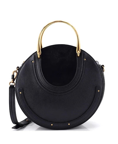 Pre-Owned Chloe Medium Pixie Crossbody Bag Leather and Suede