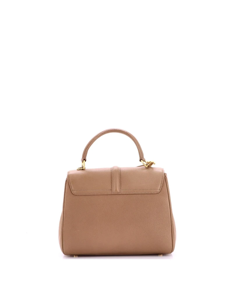 Pre-Owned Celine Small 16 Top Handle Bag Grained Calfskin