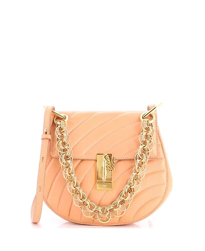 Pre-Owned Chloe Small Drew Bijou Crossbody Bag Quilted Leather