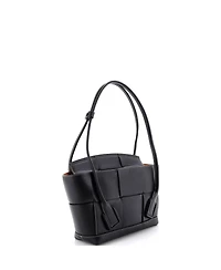 Pre-Owned Bottega Veneta Small Arco Bag Maxi Intrecciato Leather