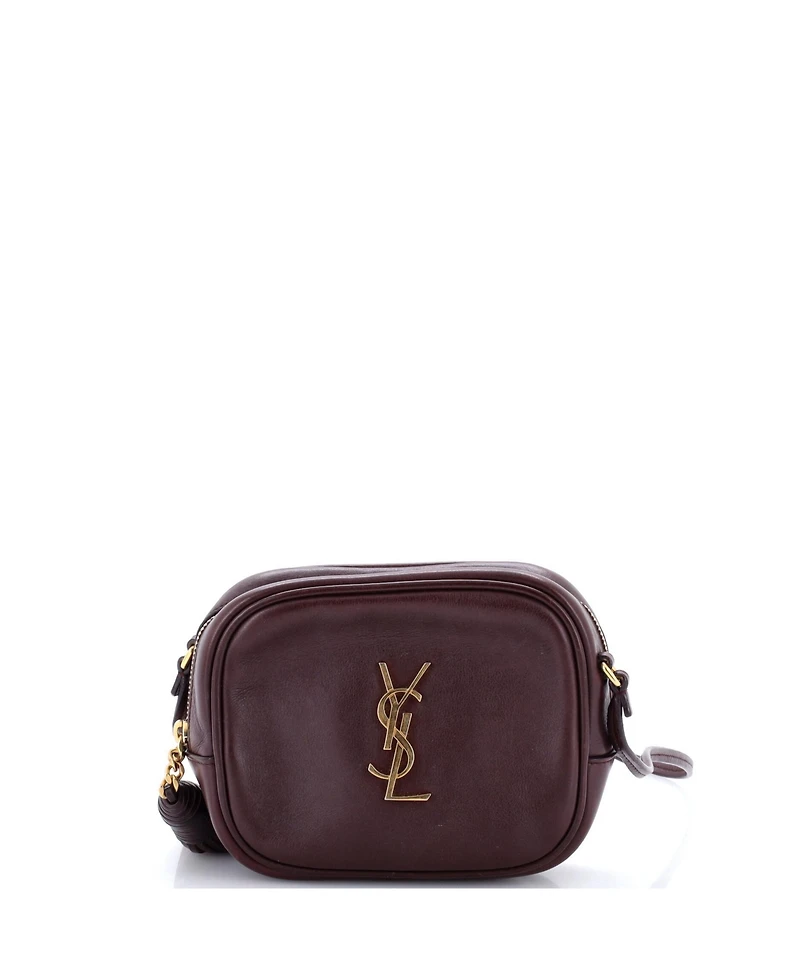 Pre-Owned Saint Laurent Small Classic Monogram Blogger Crossbody Bag Leather
