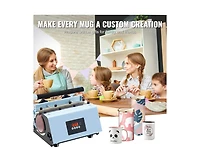 Yobtop Diy Tool- Tumbler Heat Press Machine 11-30oz Mug Press Sublimation Tumblers, Touchscreen Interface, Quick Press