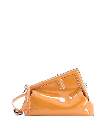 Pre-Owned Fendi Midi First Bag Patent