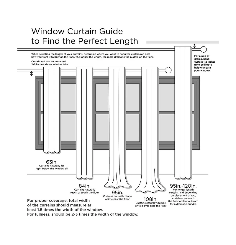 Avobird Twist Tab Lined Window Curtain Panel Champagne 50x108