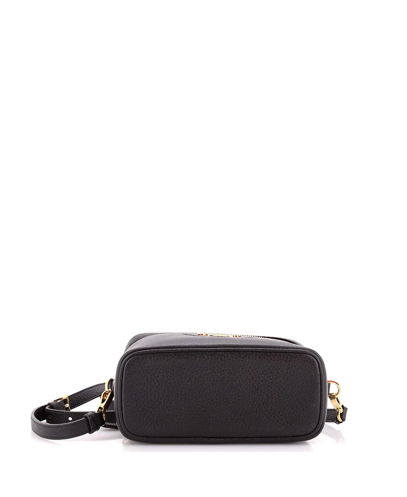Pre-Owned Prada Mini Convertible Top Handle Vanity Shoulder Bag Vitello Daino