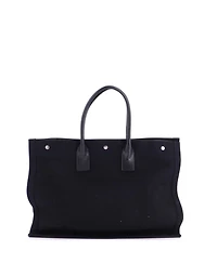 Pre-Owned Saint Laurent Large Rive Gauche Shopper Tote Canvas