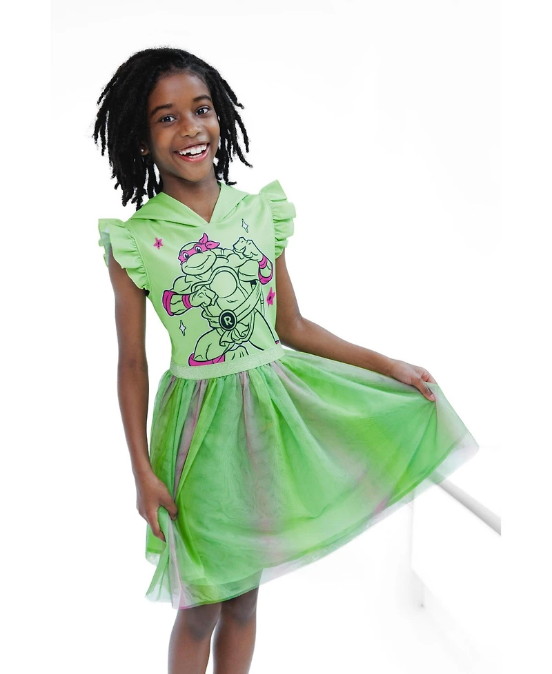 Teenage Mutant Ninja Turtles Raphael Girls' (5-12) Sleeveless Cosplay Dress