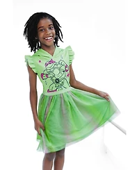Teenage Mutant Ninja Turtles Raphael Girls' (5-12) Sleeveless Cosplay Dress