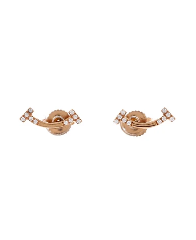 Pre-Owned Tiffany & Co T Smile Stud Earrings