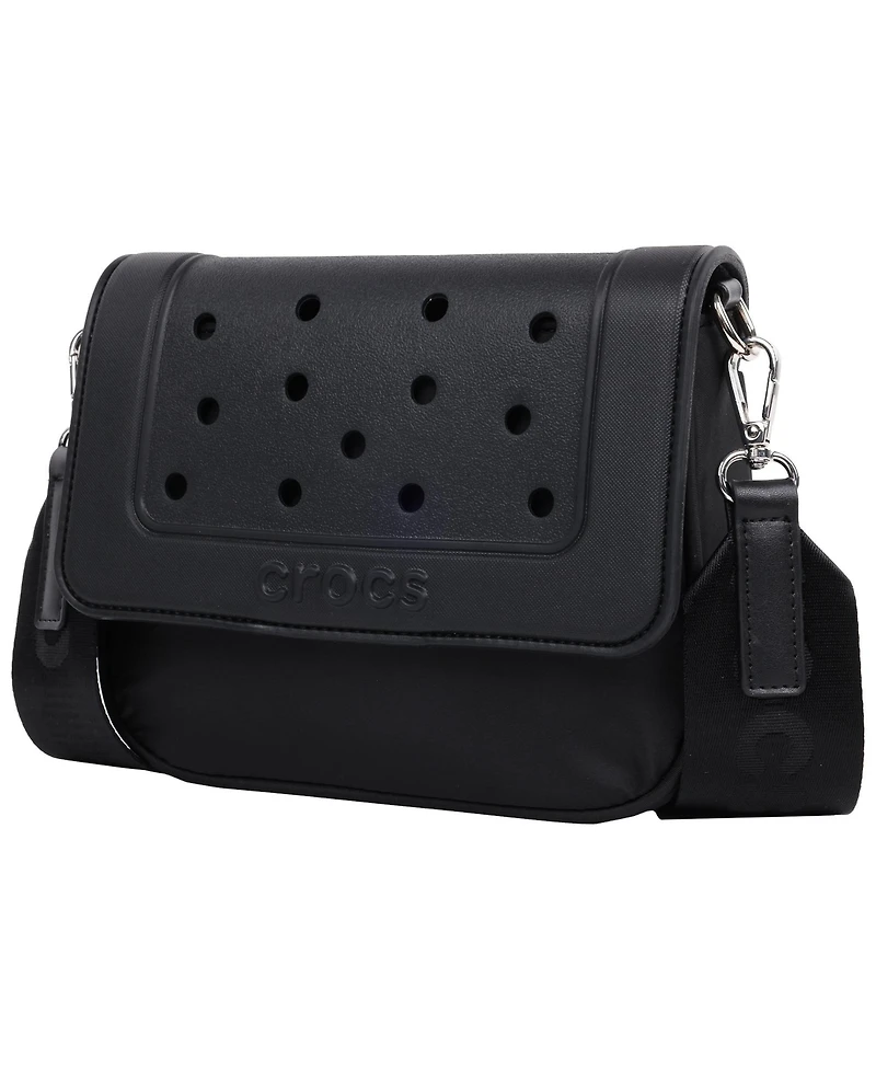 Crocs Women's Classic Molded Crossbody Bag - Jibbitz - Compatible Adjustable Shoulder Purse