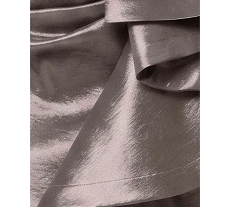 Betsy & Adam Petite One-Shoulder Ball Gown