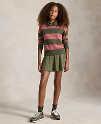 Polo Ralph Lauren Girls' 7-16 Striped Long-Sleeve Sweater
