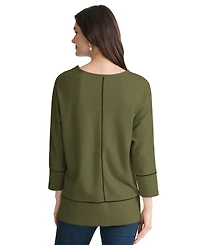 Jones New York Women's Crewneck Tunic