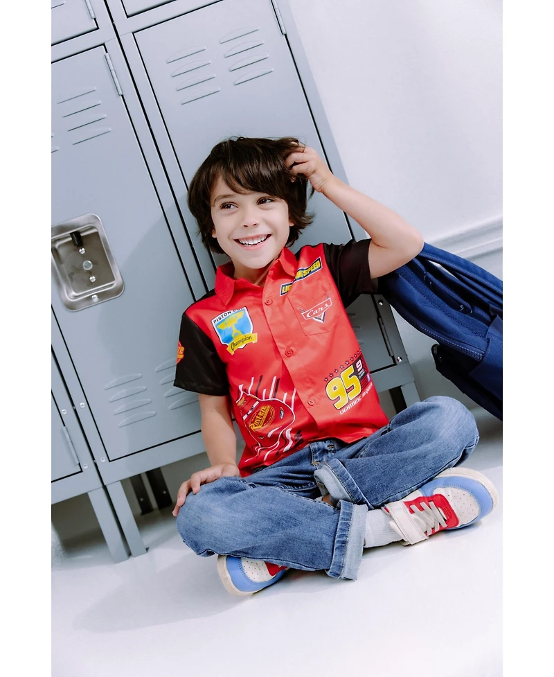 Cars Toddler Boy's (2T-5T) Short Sleeve Button-Down Shirt
