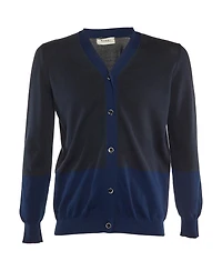 Pre-Owned Marni Men's Midnight Cotton Knit Button Front Cardigan