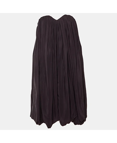 Pre-Owned Chloe Women's Pre-Owned Chloandeacute Crepe Pleated Strapless Mini Dress
