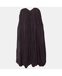 Pre-Owned Chloe Women's Pre-Owned Chloandeacute Crepe Pleated Strapless Mini Dress