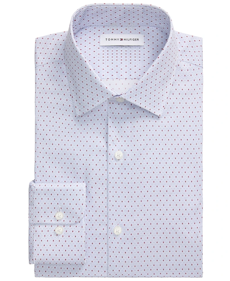 Tommy Hilfiger Men's Spread Collar Dress Shirt