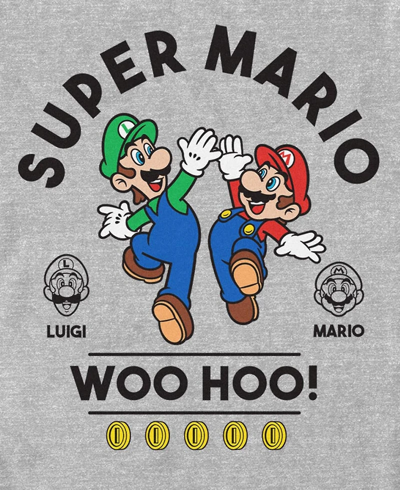 Fifth Sun Men's Nintendo Sm Mario Luigi T-Shirt