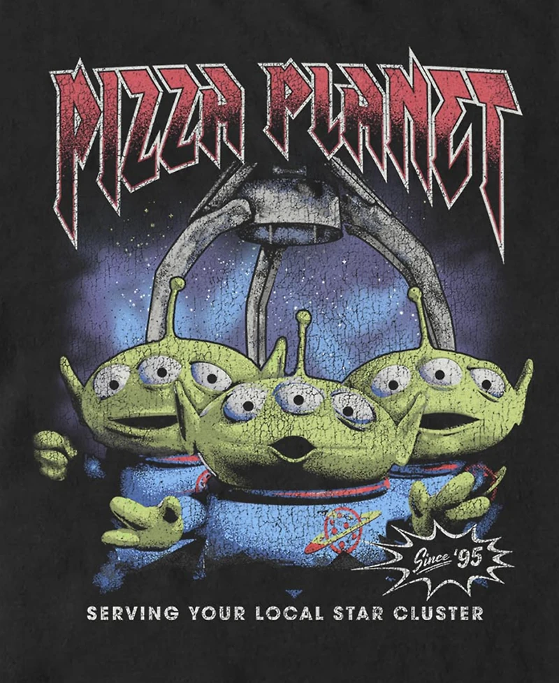 Fifth Sun Men's Toy Story Pizza Planet Ooooh T-Shirt
