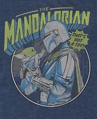 Fifth Sun Men's Star Wars Mandalorian Child Hold T-Shirt