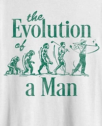 Fifth Sun Men's Generic Evolution Of A Man T-Shirt