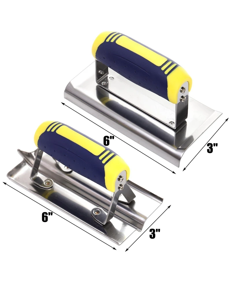 Xdovet Concrete Edger Groover Masonry Finishing Tool Set