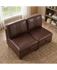 Streamdale Furniture Flexible Modular Sofa: Convertible, Storage and Sleeper - 2-Seater