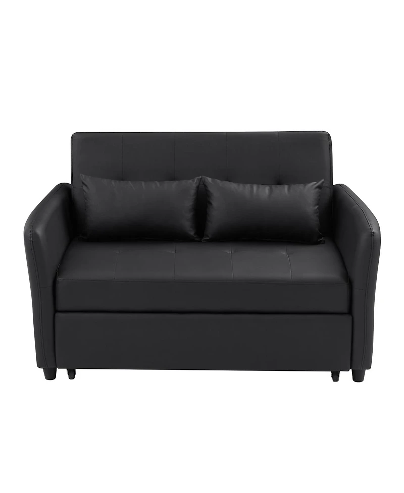 Streamdale Furniture Orisfur 51.57" Convertible Sleeper Bed and Adjustable Armchair with Usb