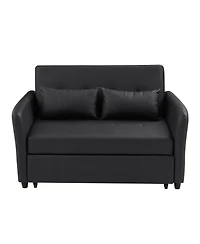 Streamdale Furniture Orisfur 51.57" Convertible Sleeper Bed and Adjustable Armchair with Usb