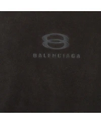 Pre-Owned Balenciaga Men's Logo Embroidered Fleece Sweatshirt