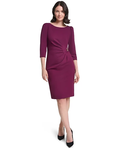 Jessica Howard Women's Boat Neck Sheath Dress