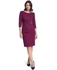Jessica Howard Women's Boat Neck Sheath Dress