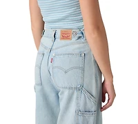 Levi's Women's Cinch-Waist Carpenter Lightweight Baggy Jeans